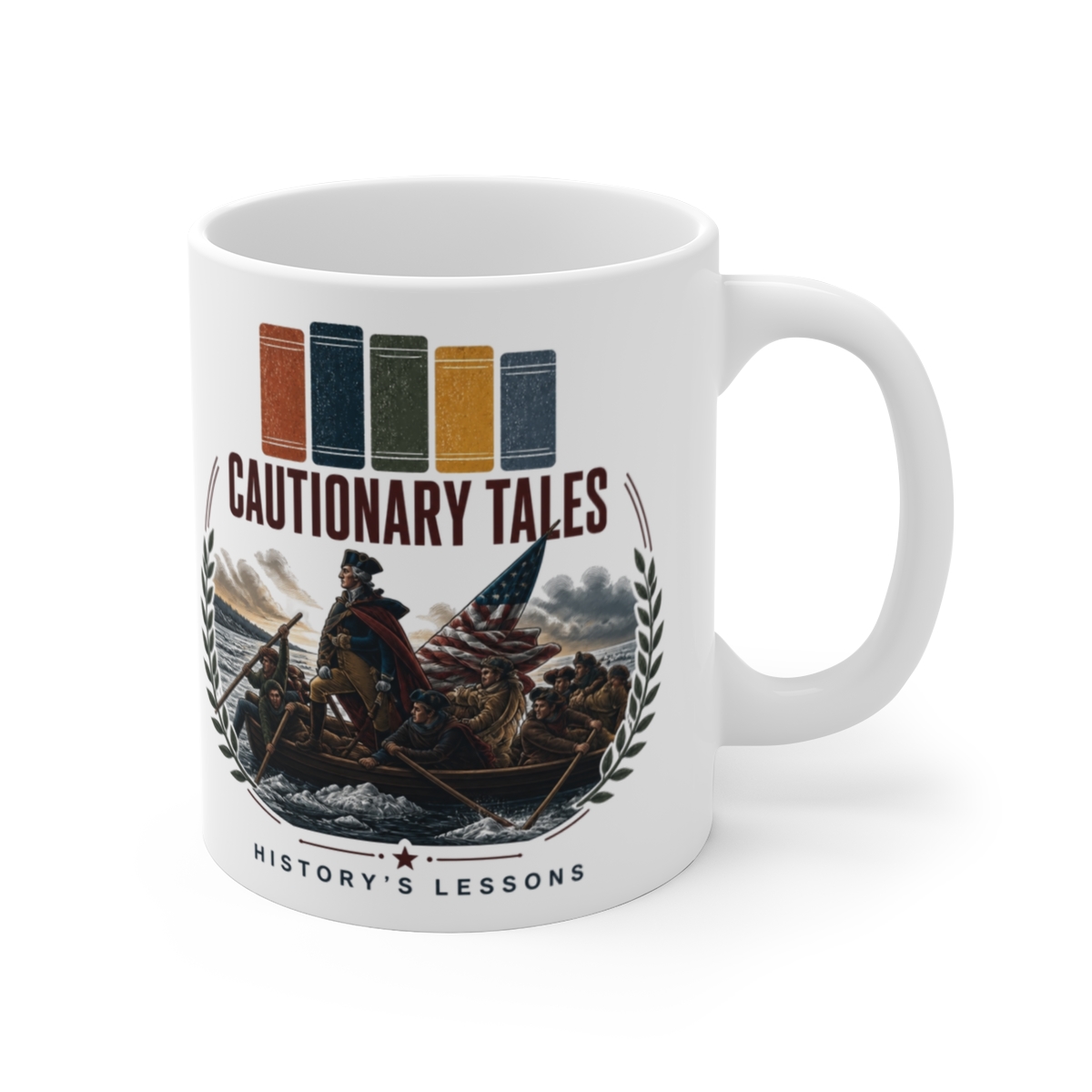 Cautionary Tales "History" White Mug - Cautionary Tales official Mugs & Drinkware merch