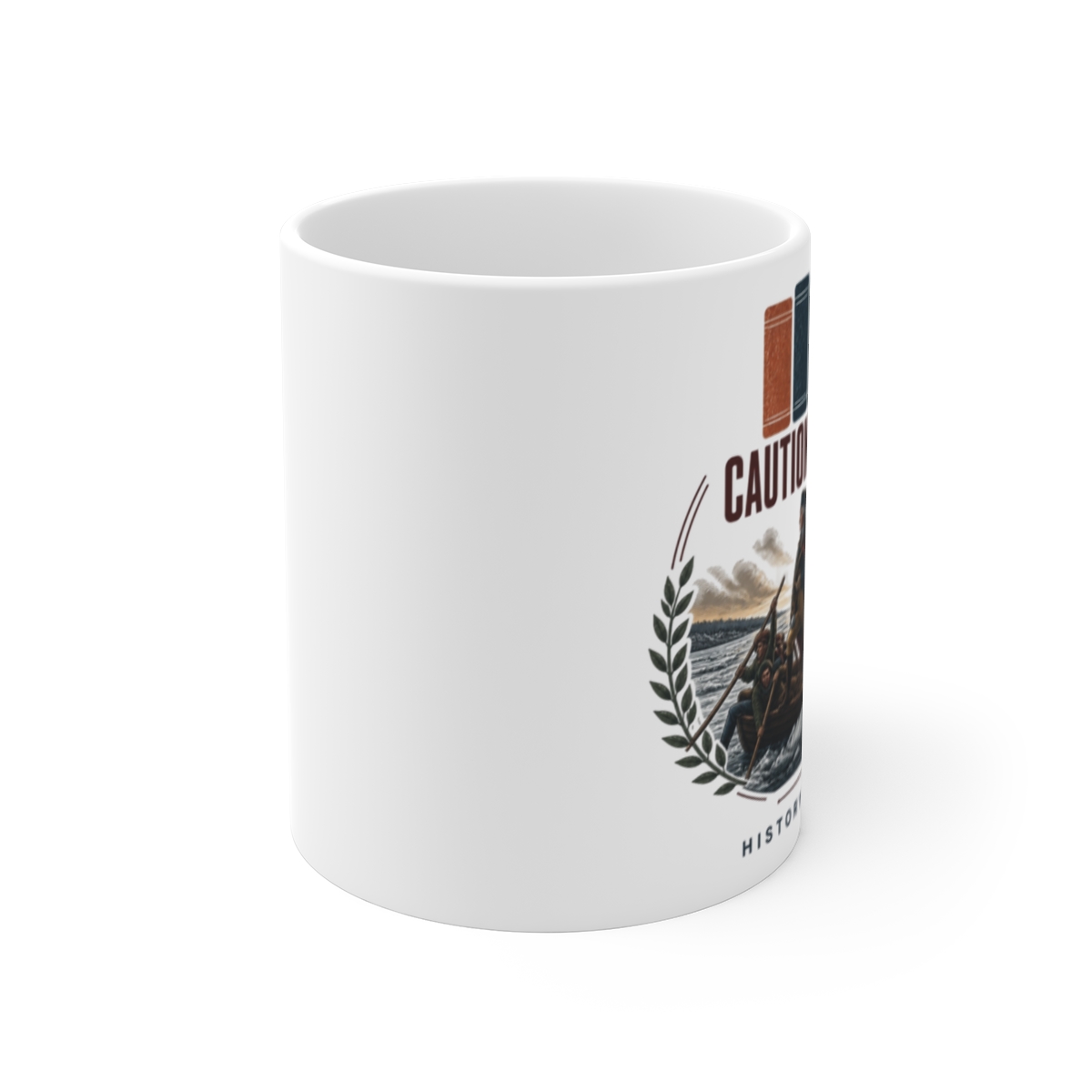 Cautionary Tales "History" White Mug - alternate angle 1, merchandise